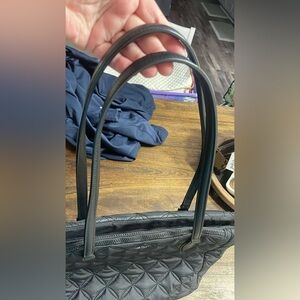 Black Kate spade Quilted Tote Bag